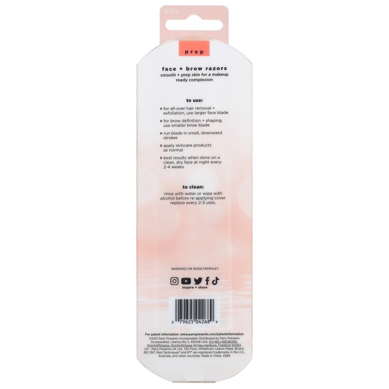 Skinimalist Face+Brow Razors 3stk