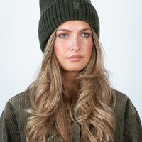 BRENDA BEANIE Dark Green