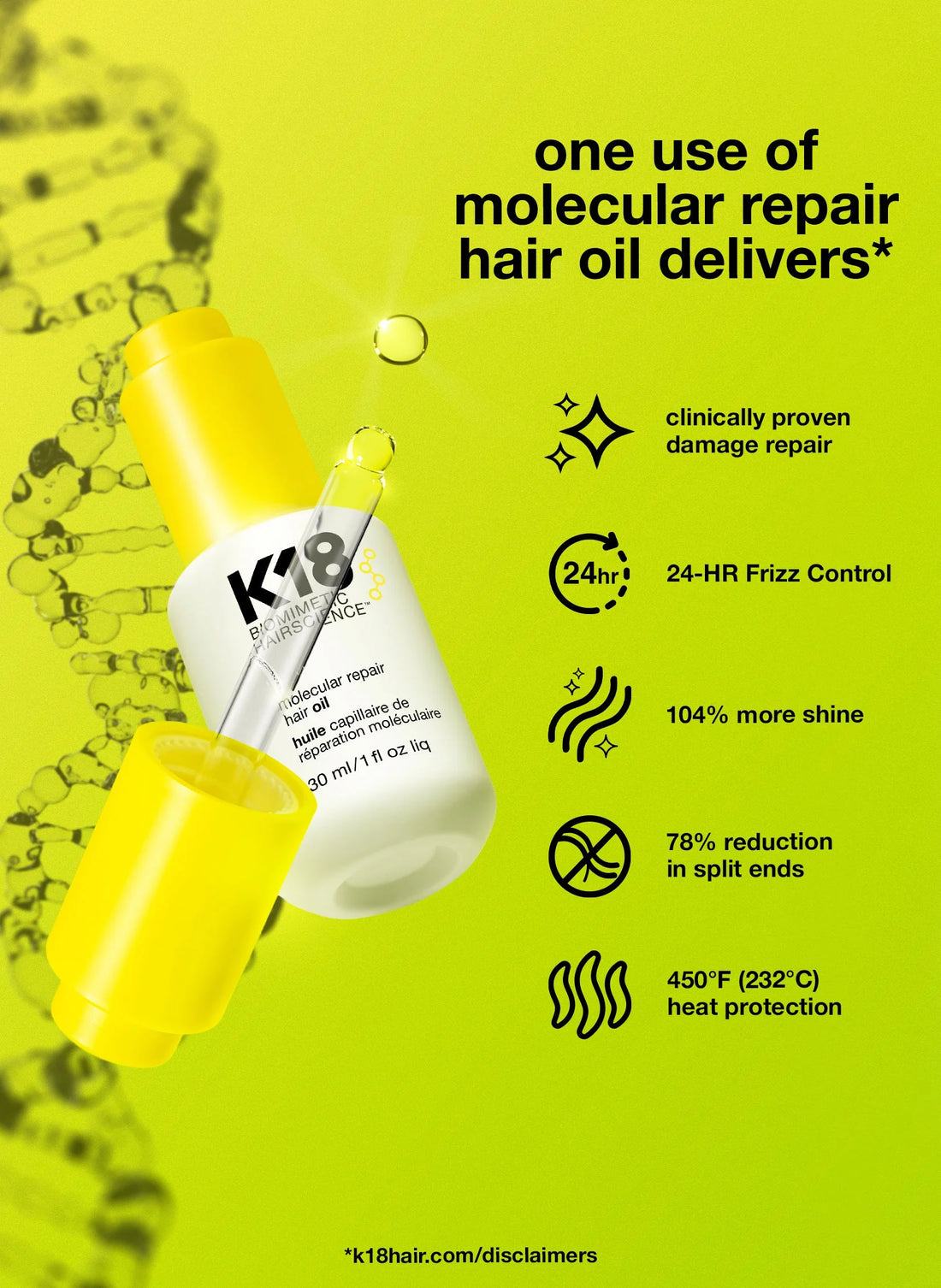 K18 Molecular Repair Oil