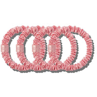 Silk Skinny Scrunchies Rose
