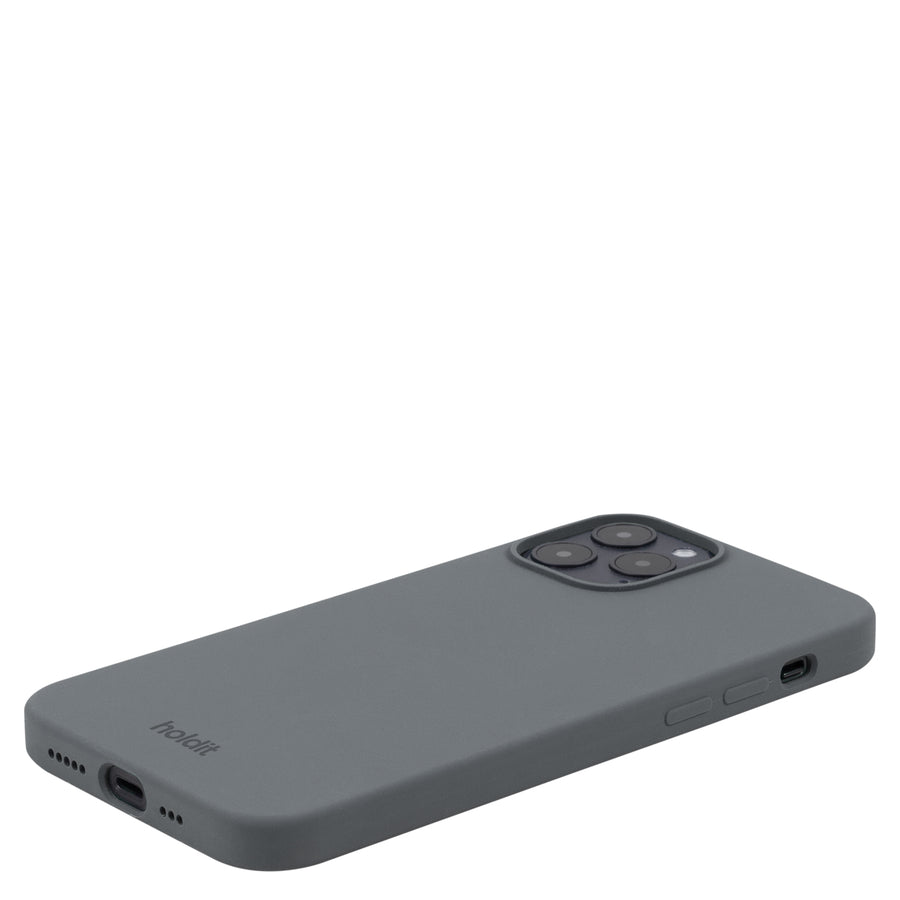 Silicone Case iPhone 12/12 Pro Space Gray