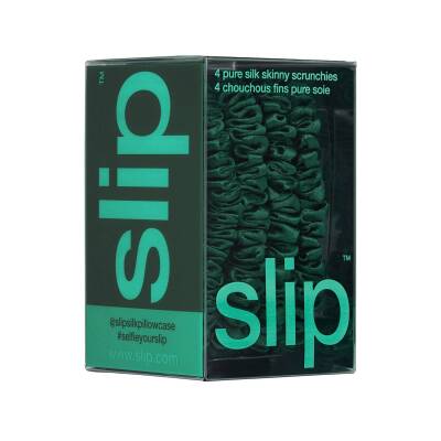 Silk Skinny Scrunchies Forest