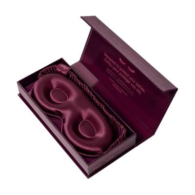 Silk Sleep Mask Crimson