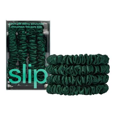 Silk Skinny Scrunchies Forest