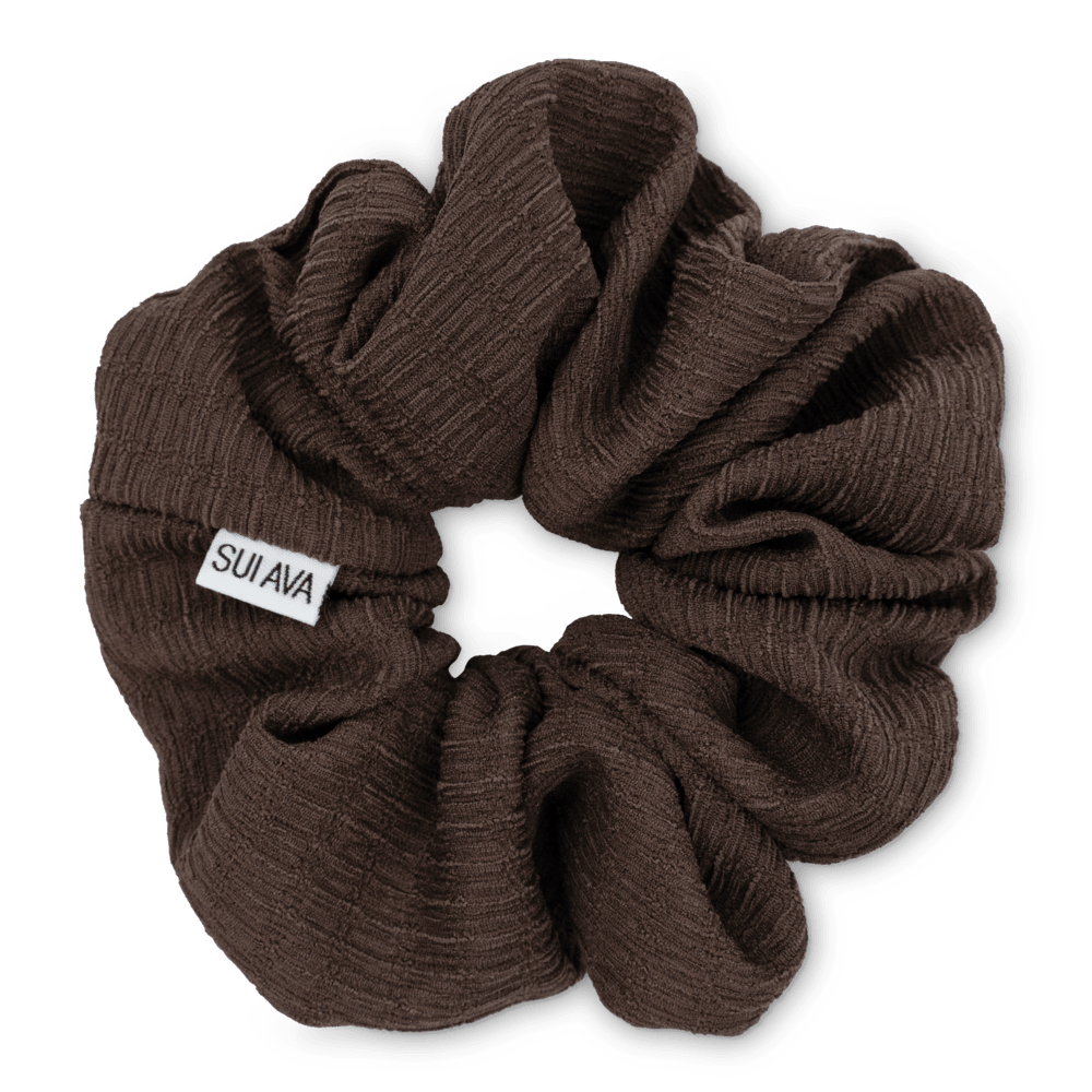 ZIG-ZAG SCRUNCHIE Chocolate