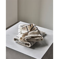 Handklæði True offwh,/black 2PK 100x50cm