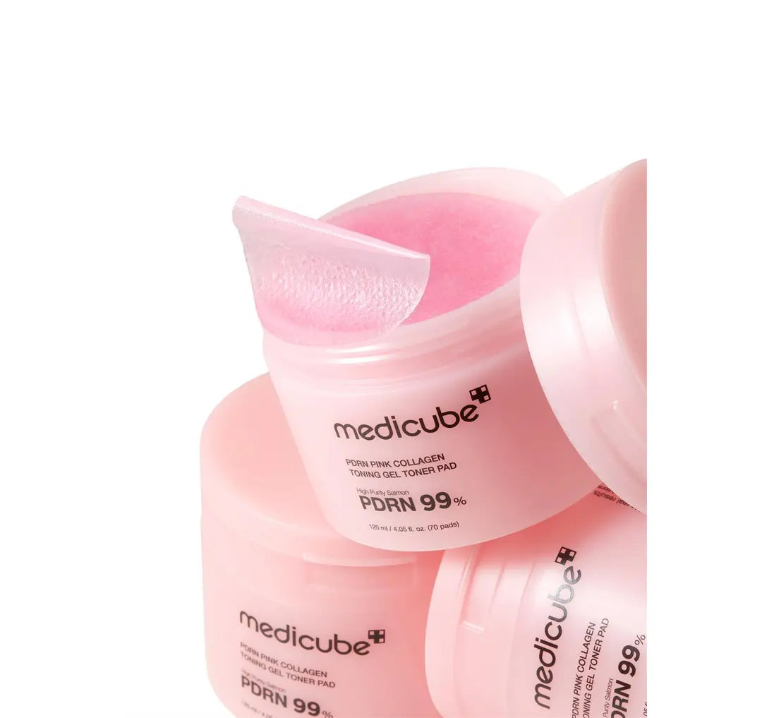 PDRN Pink Collagen Toning Gel Toner Pad