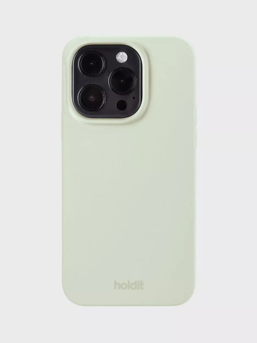 Silicone Case iPhone 13 Pro White Moss