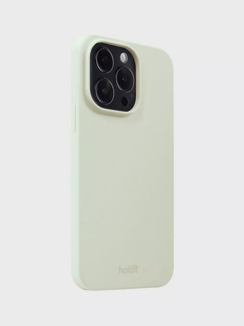 Silicone Case iPhone 13 Pro White Moss