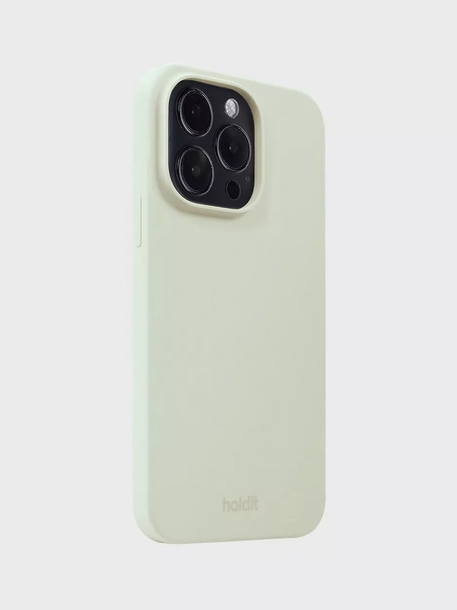 Silicone Case iPhone 12/12 Pro White Moss