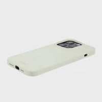 Silicone Case iPhone 15 Pro White Moss