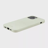 Silicone Case iPhone 15 White Moss