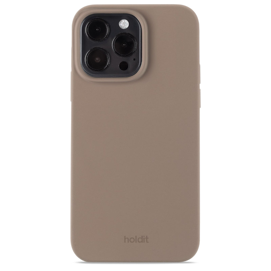 Silicone Case iPhone 15 Mocha Brown