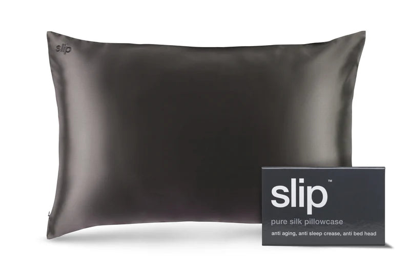 Silk Pillowcase Charcoal