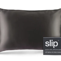 Silk Pillowcase Charcoal