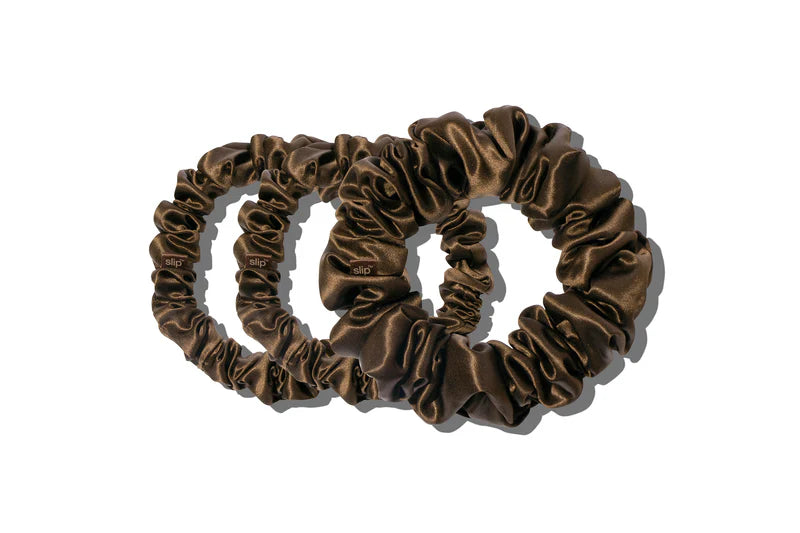 Slip Assorted Sscrunchies Dark Brown