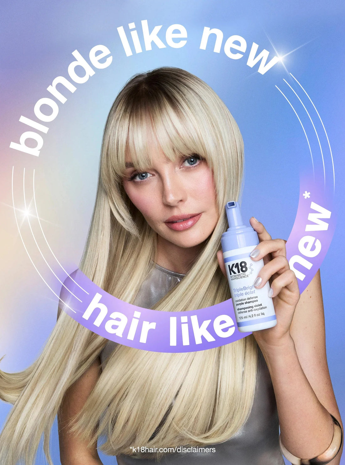 K18 Triple Bright Purple Shampoo 125ml