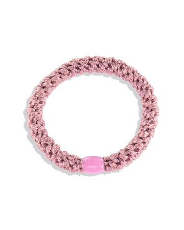 Old Pink Glitter Teygja