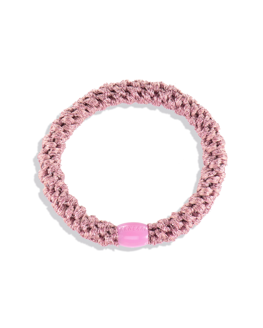 Old Pink Glitter Teygja