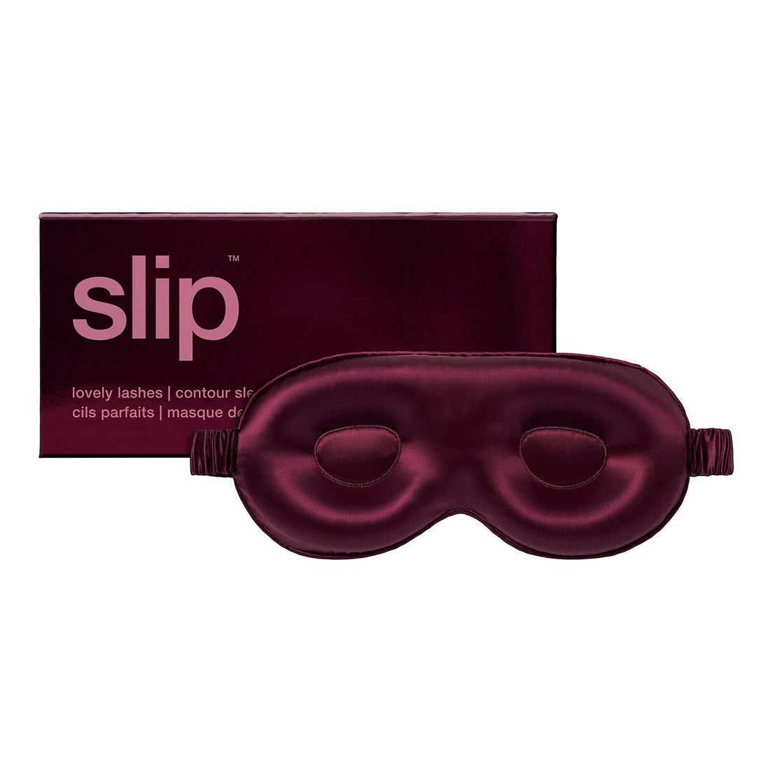 Silk Sleep Mask Crimson