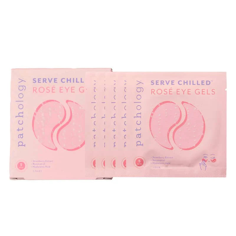 Serve Chilled Rose Eye Gels 5 Pack