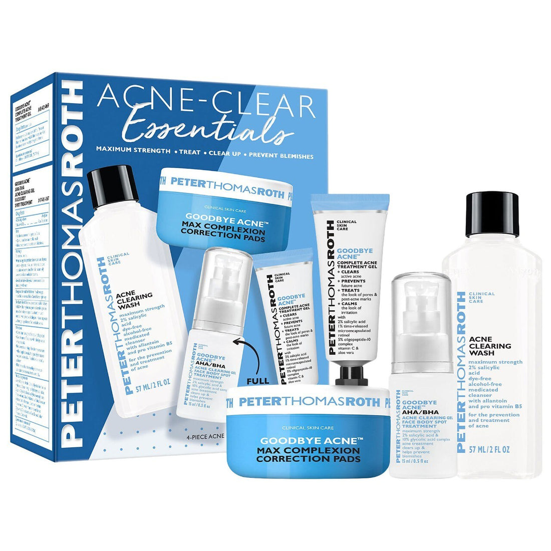 Acne Clear Essentials 4-Piece Acne Kit
