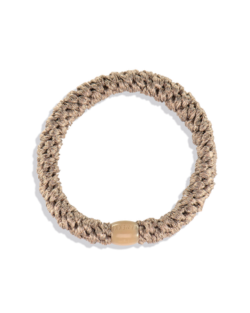 Taupe Glitter Teygja