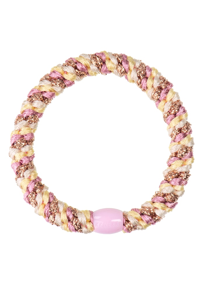 Mix Old Pink Yellow Glitter teygja