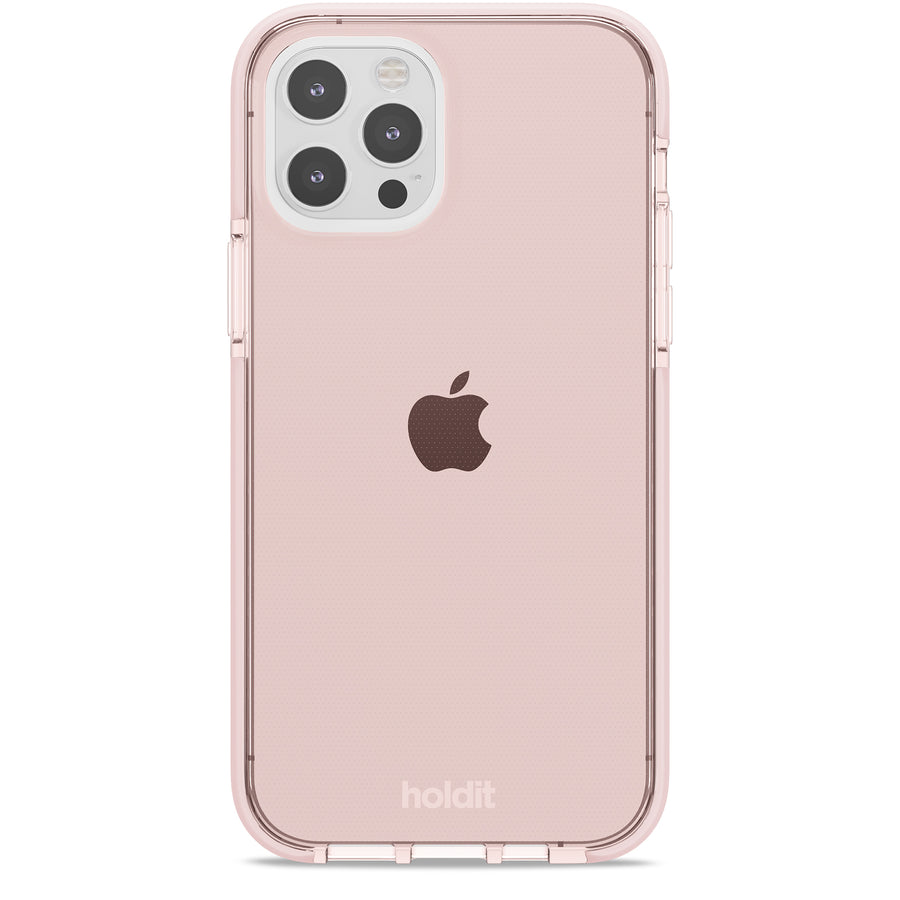 Seethru Case iPhone 12/12 Pro Pink