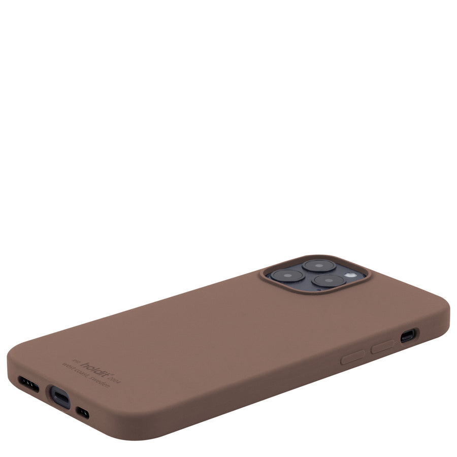 Silicone Case Iphone 12/12pro Dark Brown