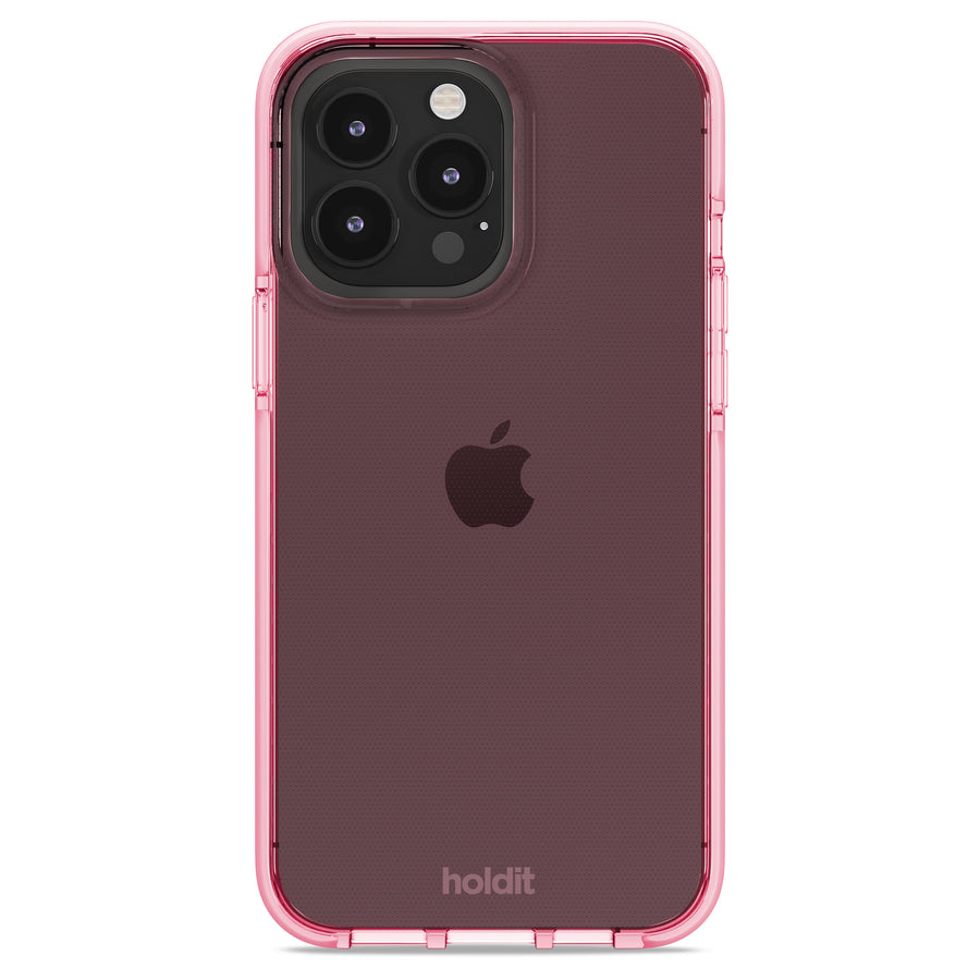 Seethru Case iPhone 14 Pro Max Bright Pink
