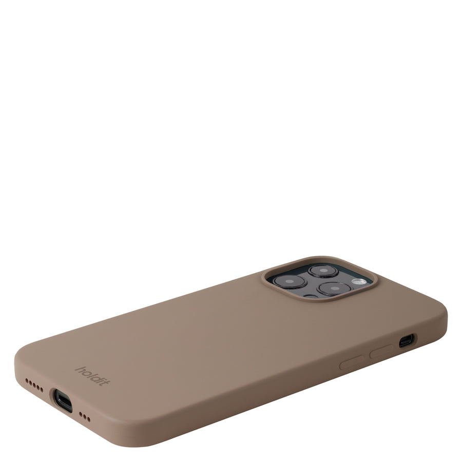 Silicone Case iPhone 13 Pro Max Mocha Brown