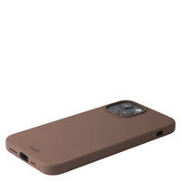 Silicone Case iPhone 14/13 Dark Brown