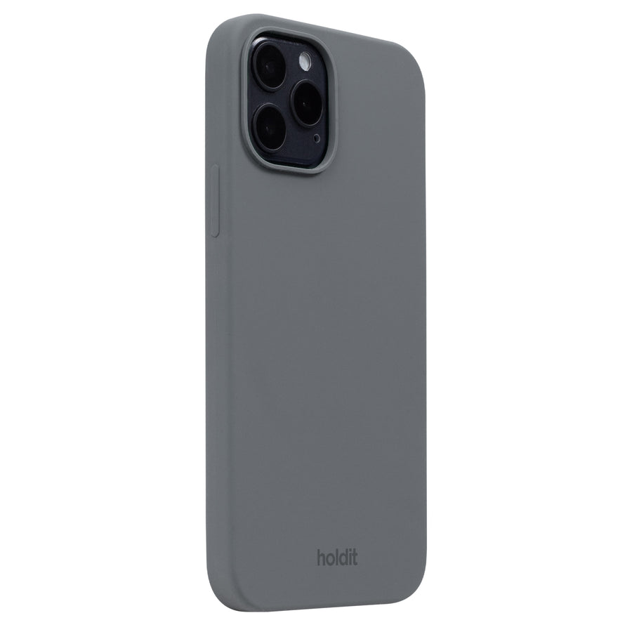 Silicone Case iPhone 12/12 Pro Space Gray