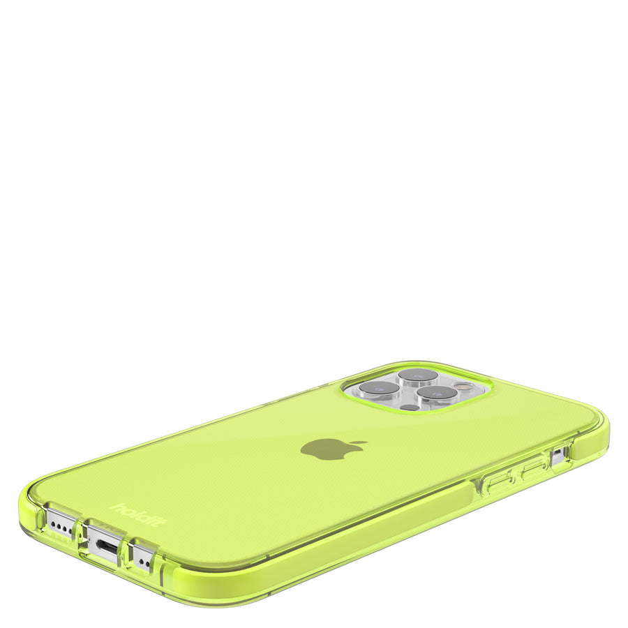 Seethru Case iPhone 12/12 Pro Acid Green